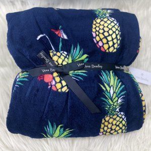 Vera Bradley Plush Throw Blanket in Fleece Toucan Party Oversized 80" x 50" NWT
